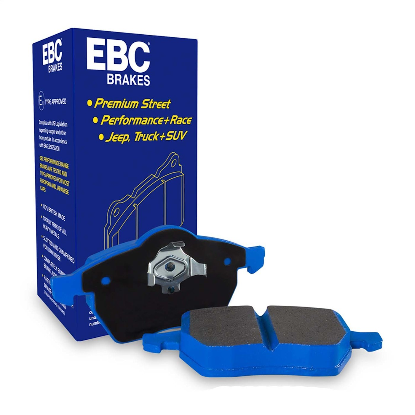 Set of 2 Brake Pads for Ford Mustang (2015–2019)