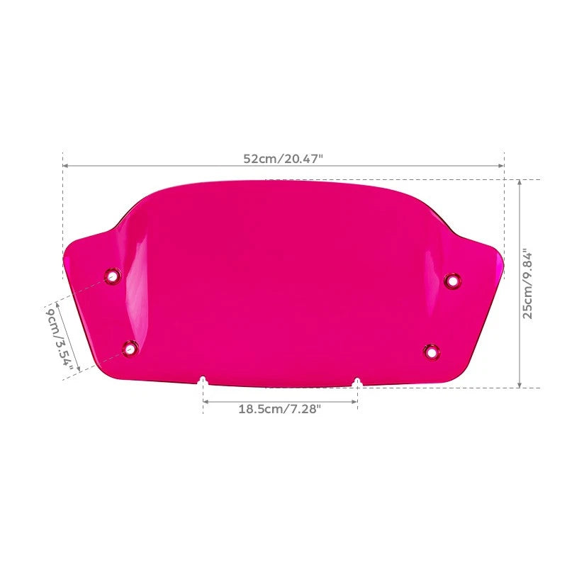 Windscreen for Harley CVO Street Glide FLHX (2023–2025) - Rose Red