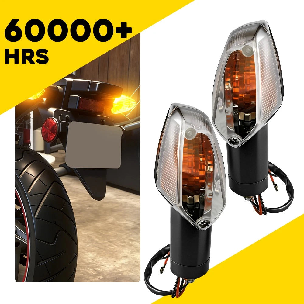 2X Turn Signal Indicator Lights for Honda CBR250R CBR300R CB300F (2011–2018)