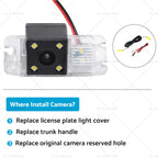 Reversing Camera for Ford Mondeo 4, Focus 2, S-Max, Galaxy, Kuga 1, C-Max 2 (2007–2014)