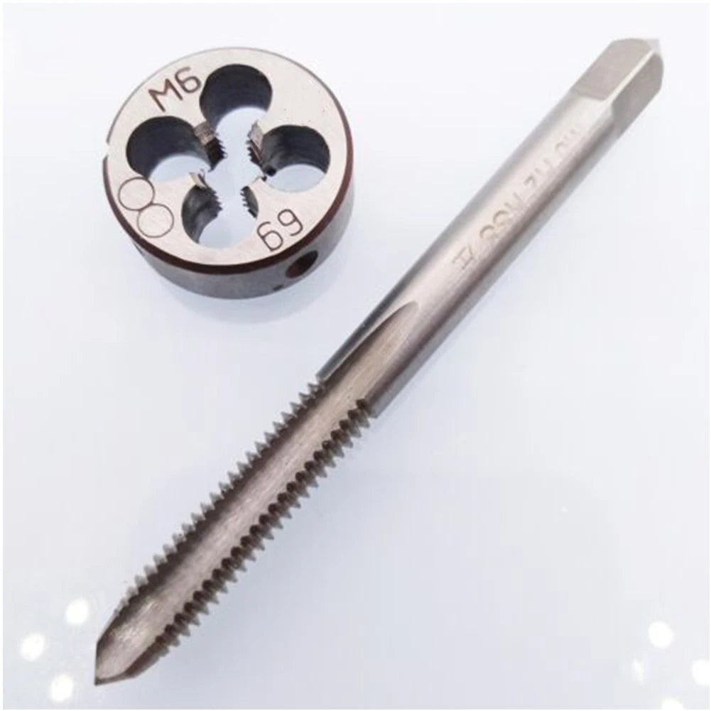 Tap & Die Set for Unalloyed HSS M6X1mm (Metric Replacement)