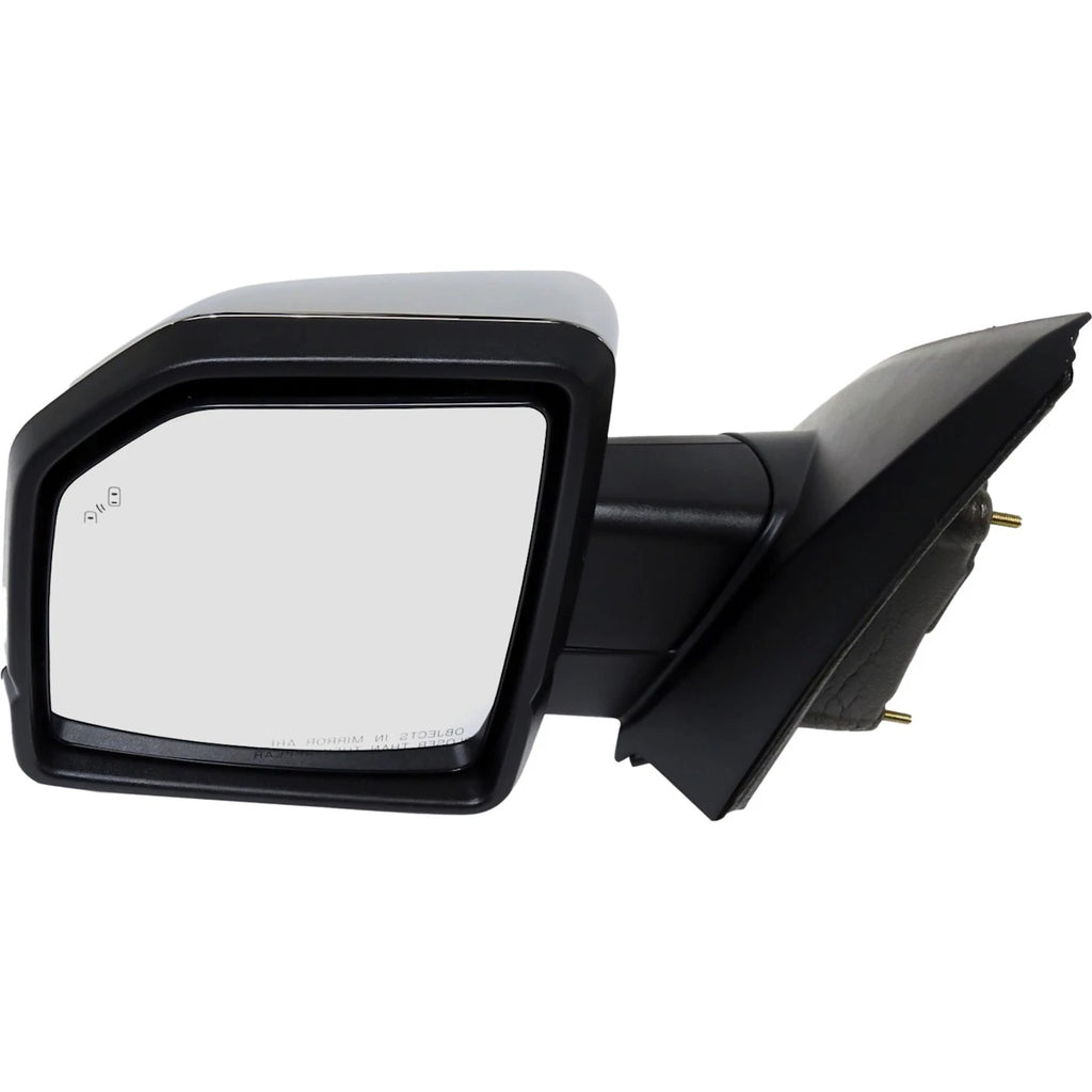 Set of 2 Chrome Mirrors for Ford F-150 (2015–2018) with Blind Spot & Memory