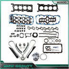 Timing Chain Kit, Full Gasket Set, Water Pump for Ford F-250 (1999)