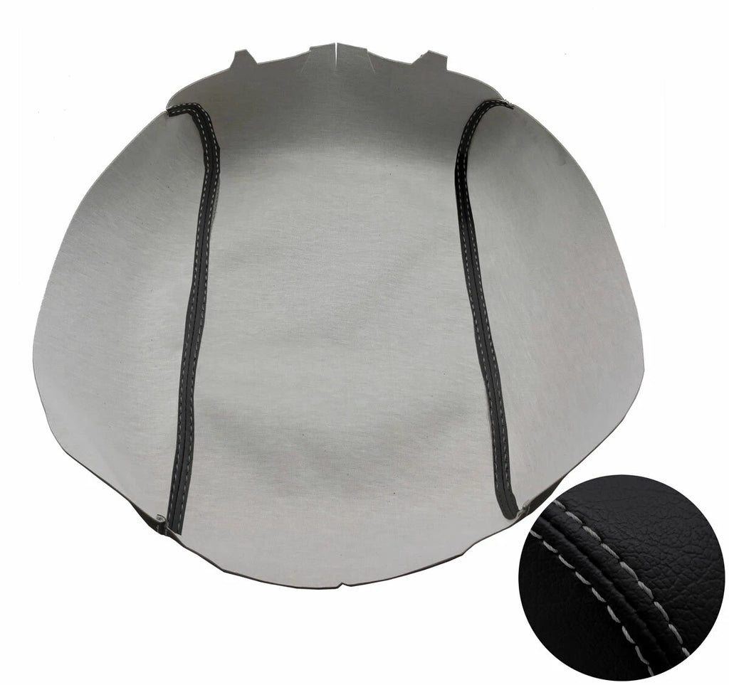 Console Lid Armrest Cover for Nissan Titan (2016–2020) White Stitch