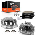 Set of 6 Rear Brake Calipers & Ceramic Pads for Ford F-350 Super Duty
