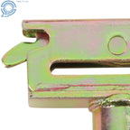 Set of 4 E Track Rails with O-Rings and D-Rings for Cargo Securement
