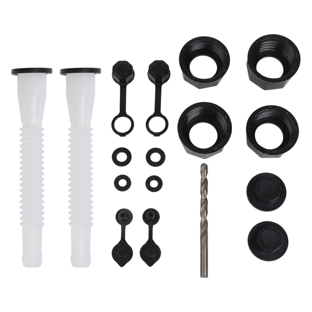 Gas Can Nozzle Replacement Kit for Most Gas Cans (Spill Proof Design)