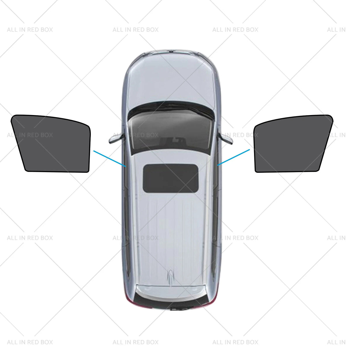 Set of 2 Magnetic Mesh Sun Blind Shades for Toyota Camry (2017–2025)
