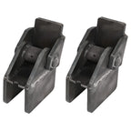 2X Weld On Steel Dump Hinges for Truck Trailer (Fits 2" Rectangular Tube)
