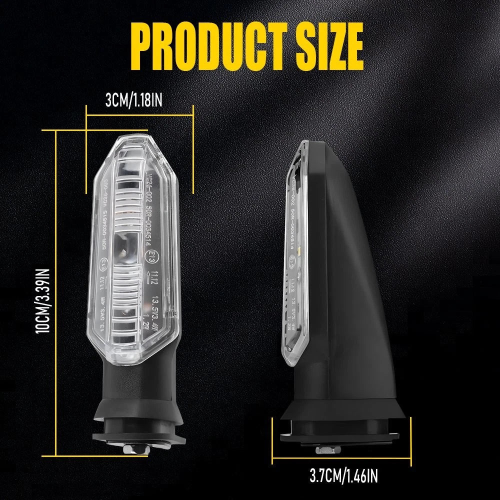4X Turn Signal Lights for Honda CB400F NC700 CBR500R (2012–2016)