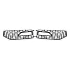 2X Honeycomb Front Bumper Fog Light Grille Cover for Audi A4 B8.5 S4 RS4