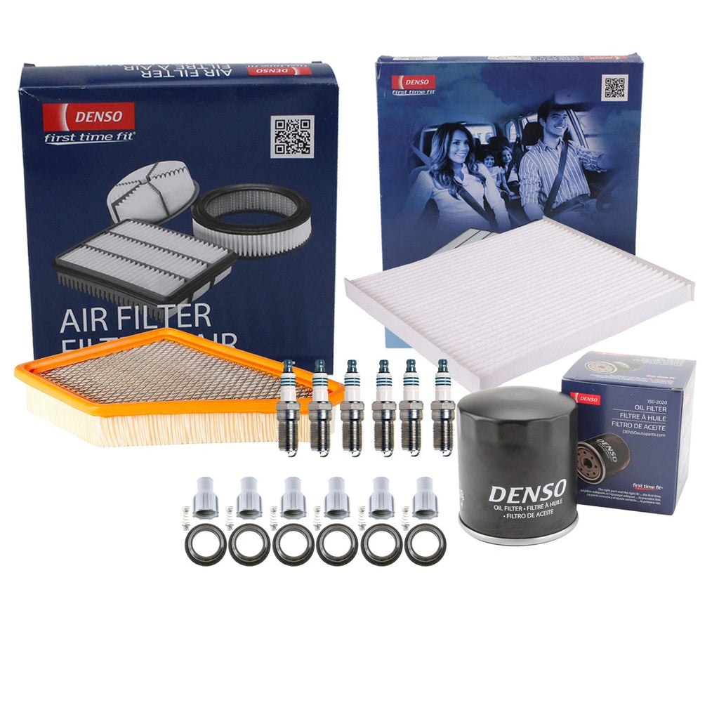Denso Tune Up Kit 6 Spark Plugs & Boots for Chevrolet Equinox GMC Terrain (2005–2023)