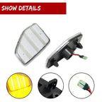 Clear Amber Fender Side Marker Lights for Hummer H3, H3T (2005–2010)