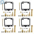 Set of 4 Carburetor Rebuild Kits for Suzuki GS650E GS650G GS650GL (1981–1983)