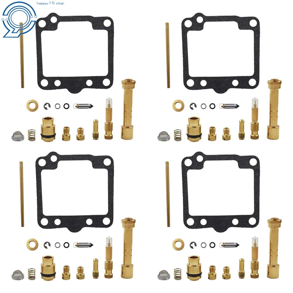 Set of 4 Carburetor Rebuild Kits for Suzuki GS650E GS650G GS650GL (1981–1983)
