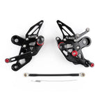 Adjustable Rearsets Foot Pegs for Yamaha MT-09 FZ-09 (2014–2023)