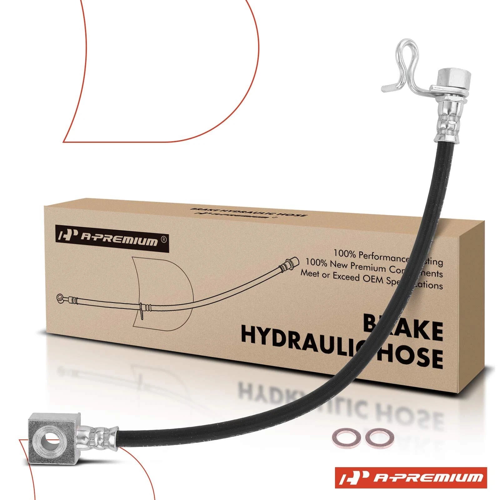 Rear Left Outer Brake Hydraulic Hose for Ford F-150 (2010–2011)