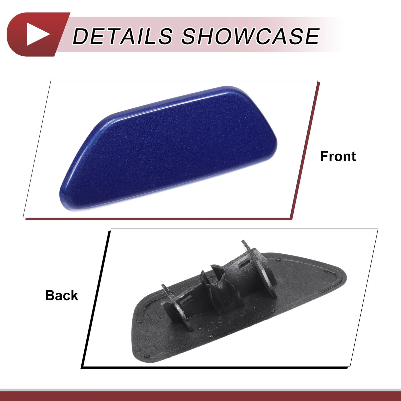 Front Left Washer Nozzle Cover Cap for Subaru Forester (2013–2015) Blue