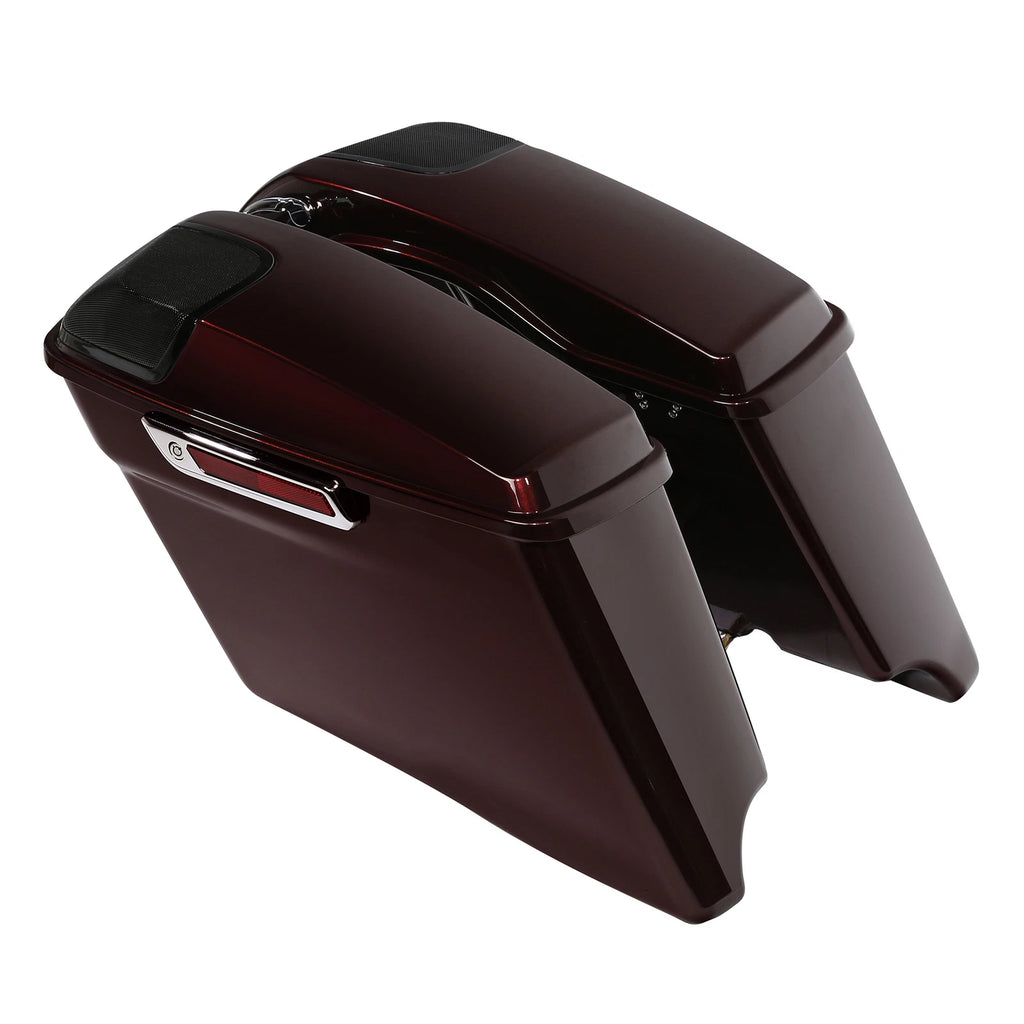 Hard Saddlebag with 5x7'' Speakers for Harley Touring (2014–2024)
