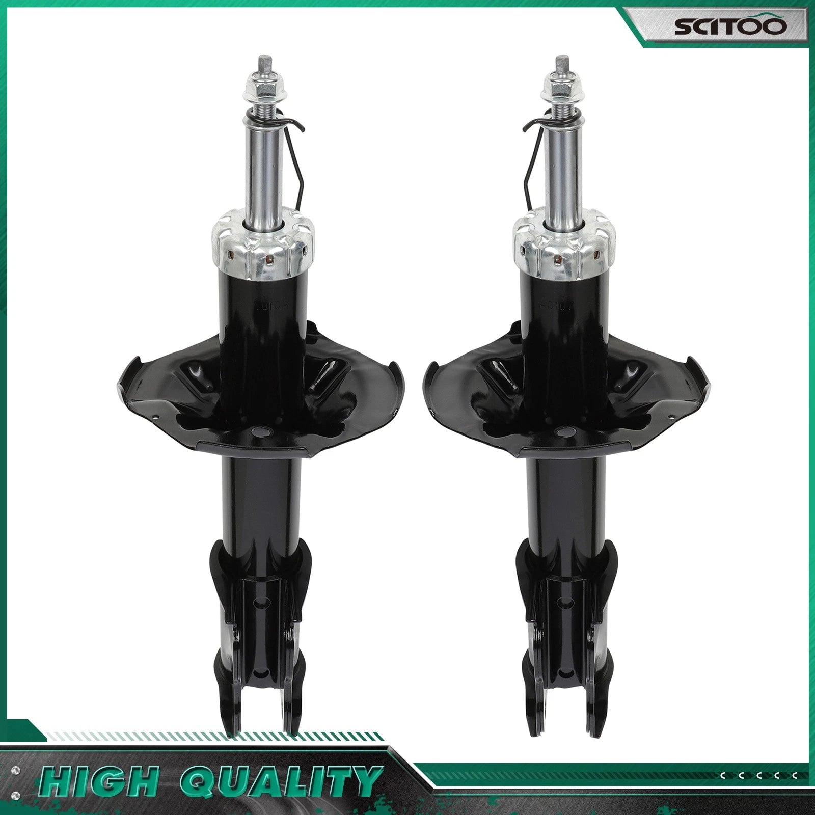 Set of 2 Front Shocks Struts for Mitsubishi Lancer (2002–2005)