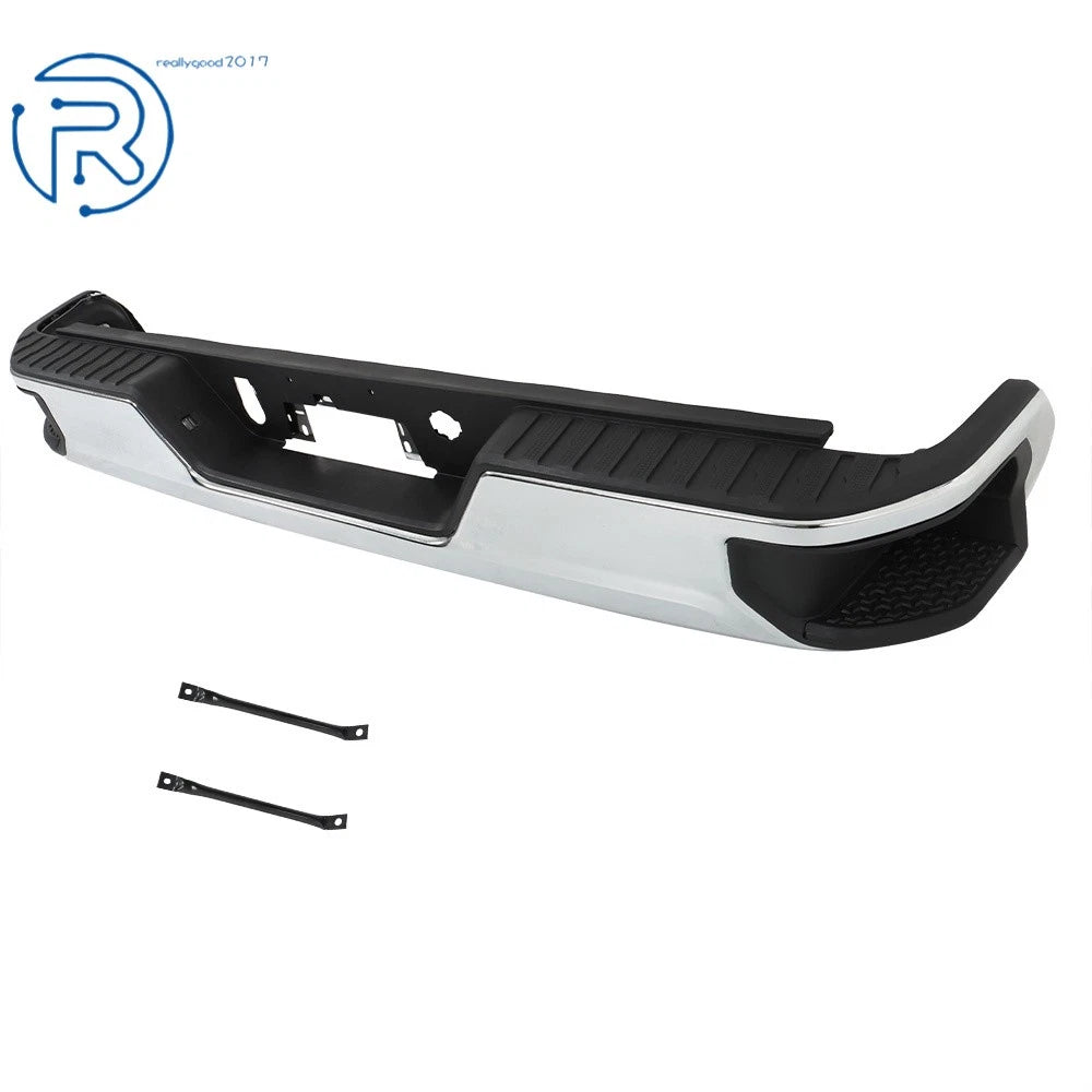 Chrome Rear Step Bumper Assembly for Sierra Silverado 1500 (2019-2022)