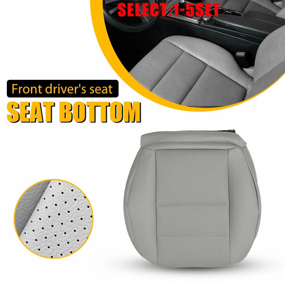 Driver Bottom Seat Cover for Mercedes Benz GLK250 GLK350 (2008–2015) Gray