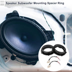 Set of 2 Speaker Spacer Rings for Volkswagen 6.5" 