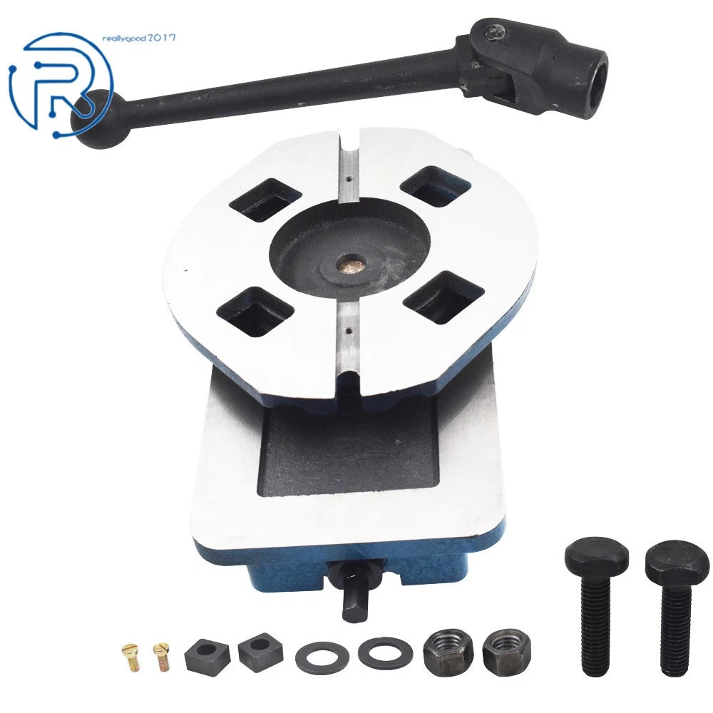 5" Lockdown Milling Machine Vise with 360° Swiveling Base