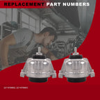 2X Engine Motor Mounts for BMW X1 Z4 2.0L L4 (2012-2016)
