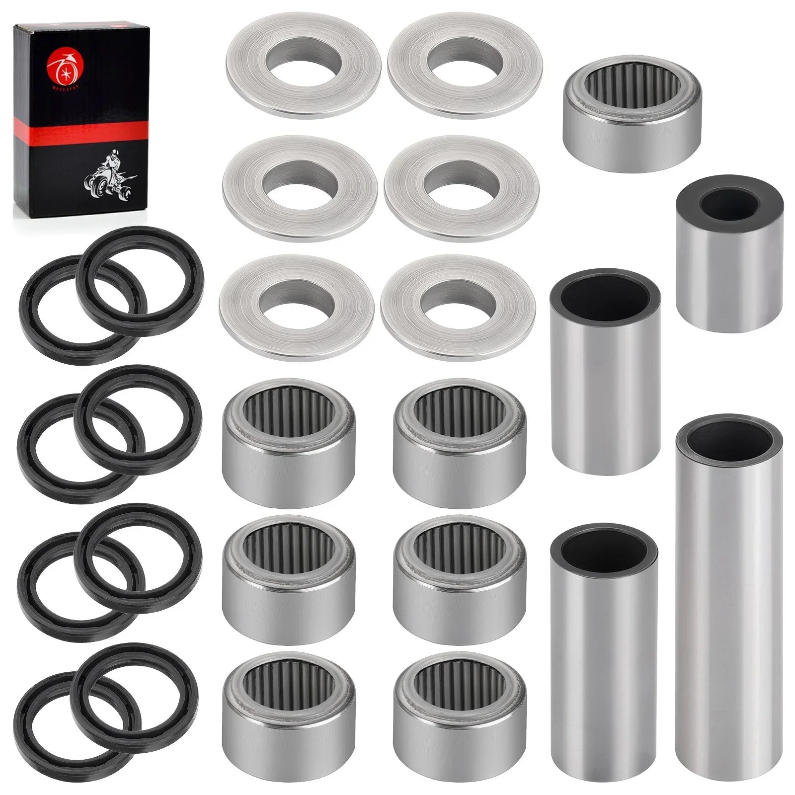 Swing Arm Linkage Bearing Seal Bushing Kit for Kawasaki KFX400 (2003–2006)