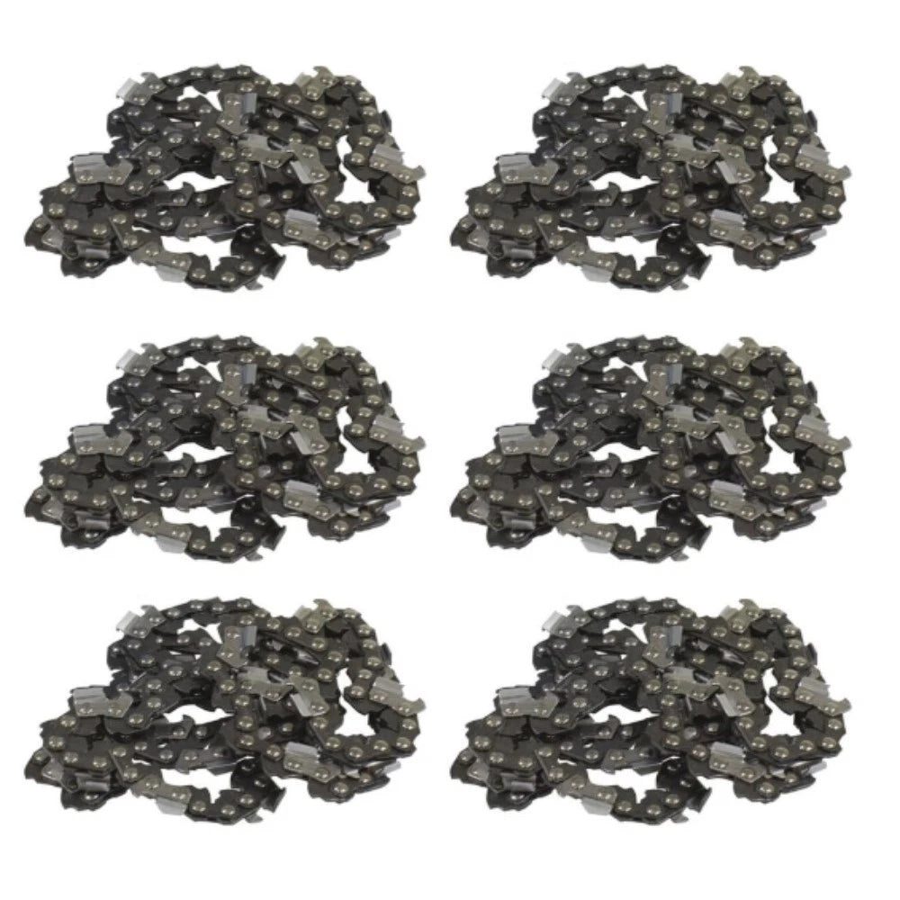 Set of 6 Chainsaw Chains .325" 74DL for Stihl E 15 E 20 E 22 (Electric)