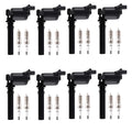 Set of 8 Ignition Coils + 16 Spark Plugs for Chrysler 300 (2005)