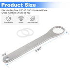 Fuel Inlet Fitting Nut Wrench for Holley 2300 4150 4150HP 4160 4500 4500HP