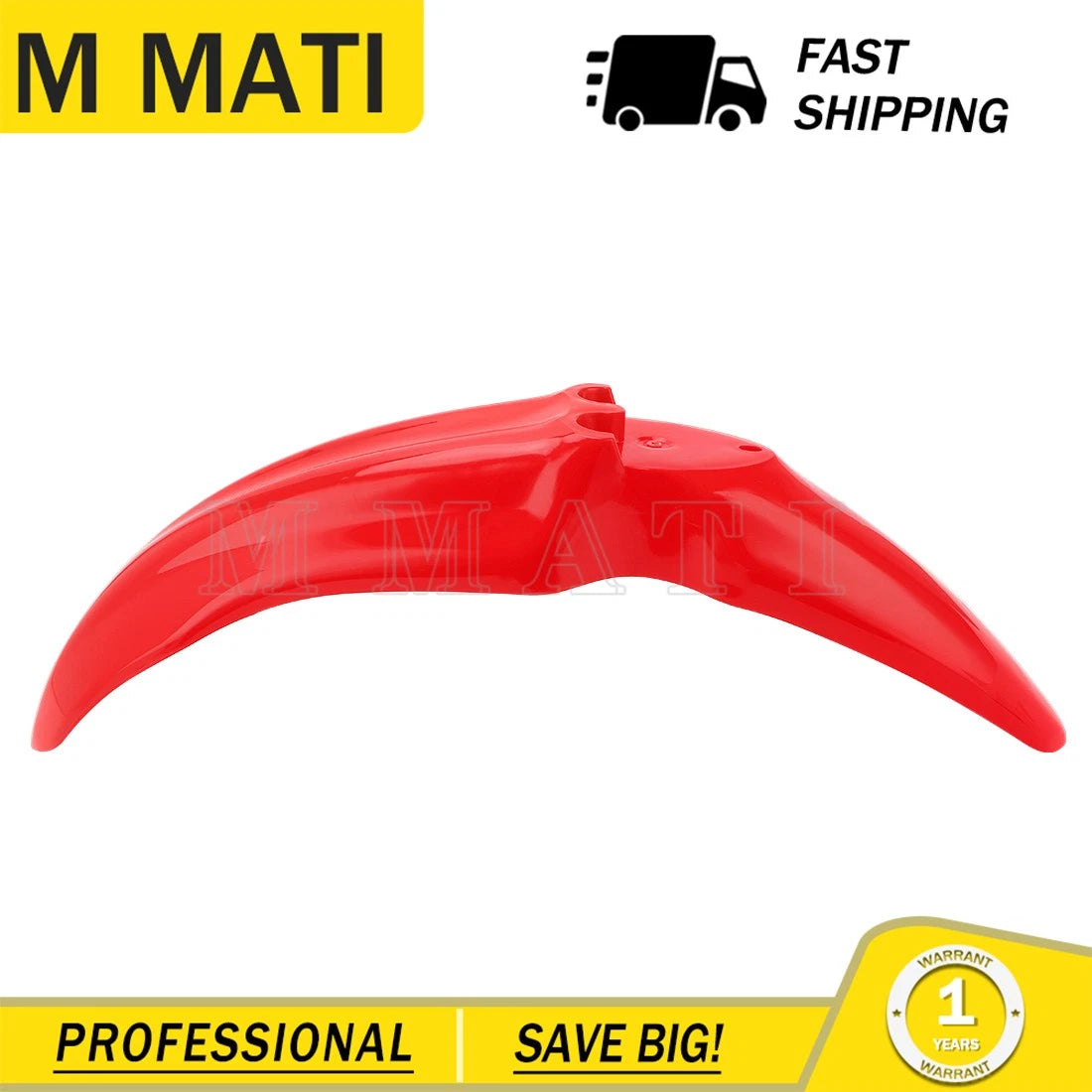 Front Fender Mud Guard for Honda CRF80F CRF100F XR100 XR100R (2004–2023) 61100-KSJ-670