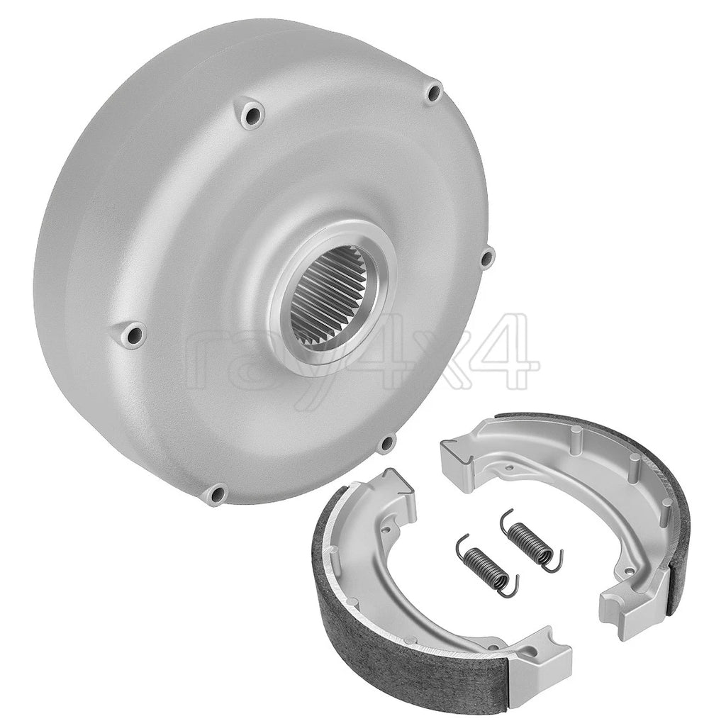 Rear Brake Drum Hub & Shoes Kit for Honda Recon 250 TRX250 (1997–2023)