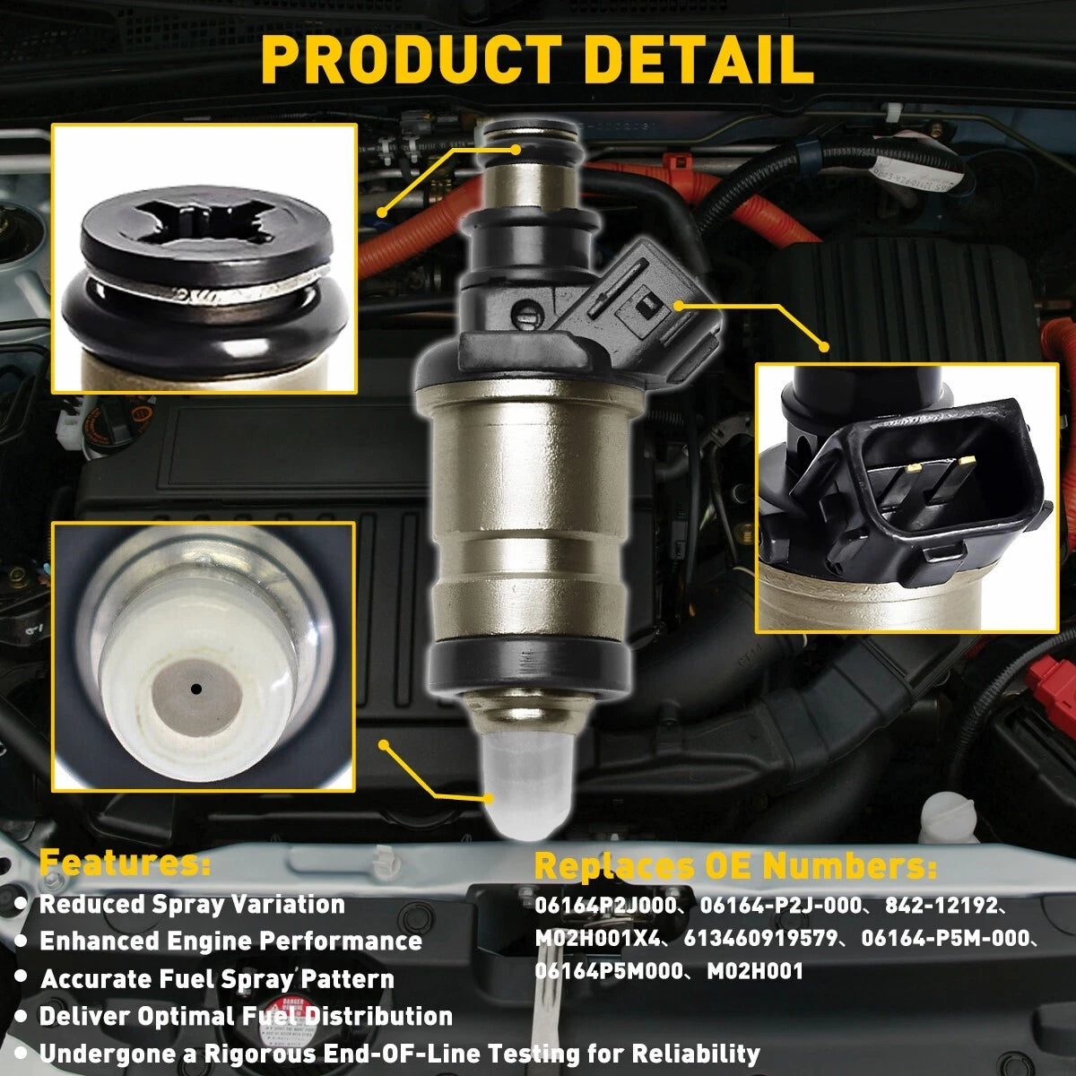 Fuel Injectors for Honda Civic, Integra, CR-V, Accord (1996–2005)