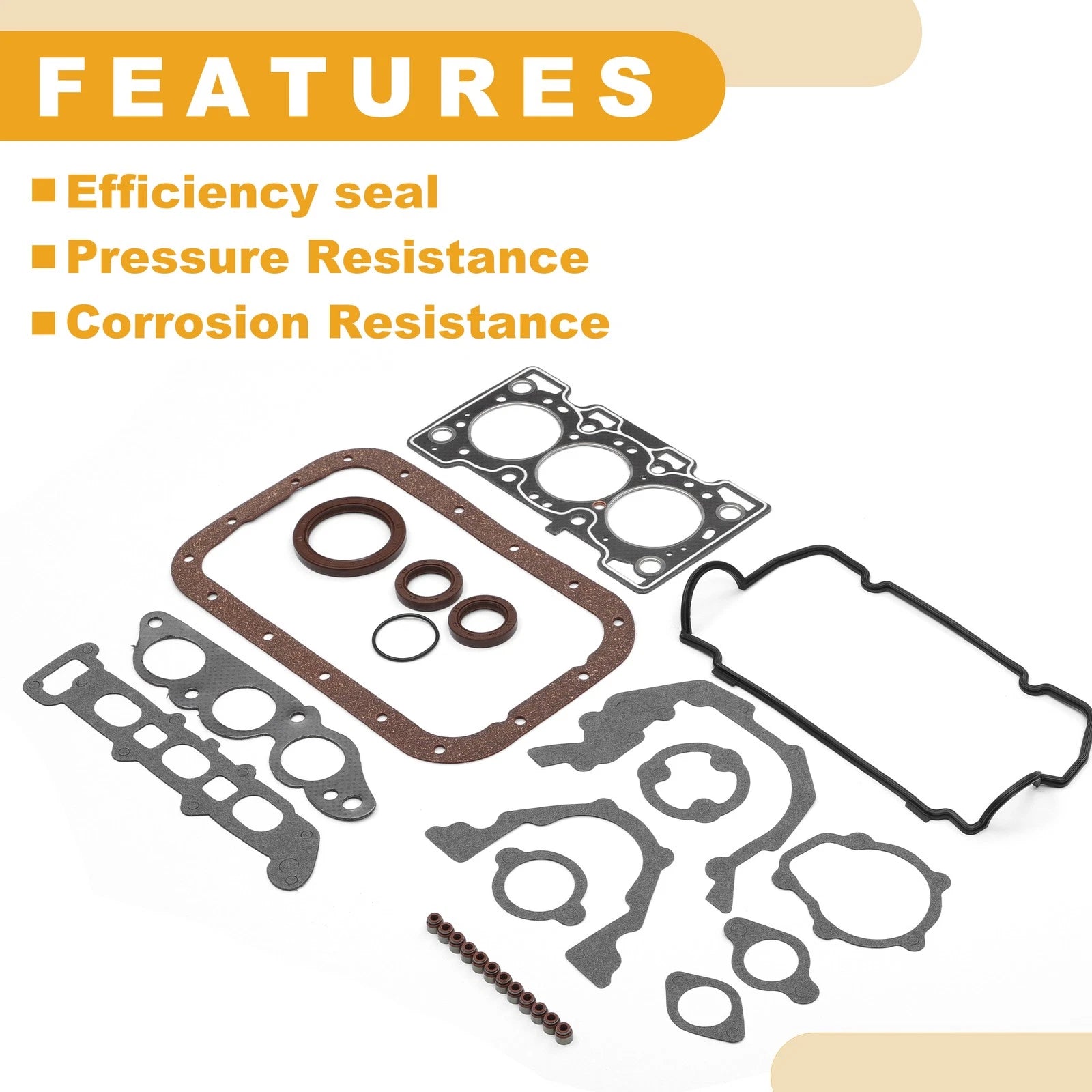 Cylinder Head Gasket Kit No. 1114181401 for Suzuki F6A (1 Set)