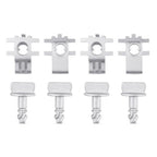 4X Engine Shield Cover Thumb Pins & Nuts for Ford F-150, Edge, Explorer