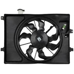 Electric AC Condenser Cooling Fan Kit for Kia Forte Hyundai Elantra (2015–2016)
