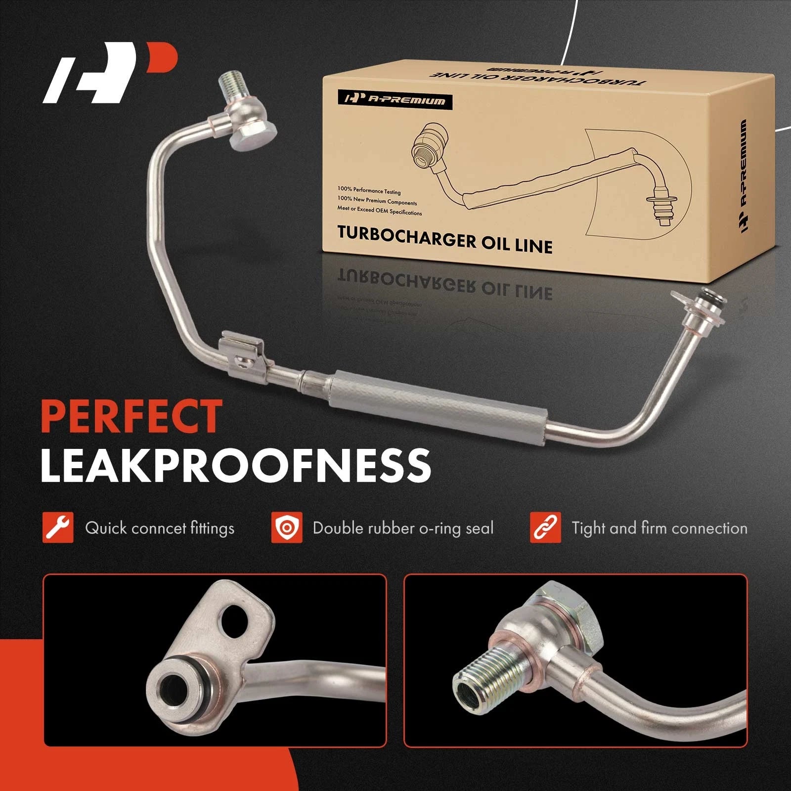 Turbocharger Coolant Line Supply for Ford Mustang (2015–2023)