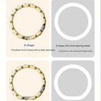 Steering Wheel Cover for General Fit (38cm) Non-Slip Breathable Fabric