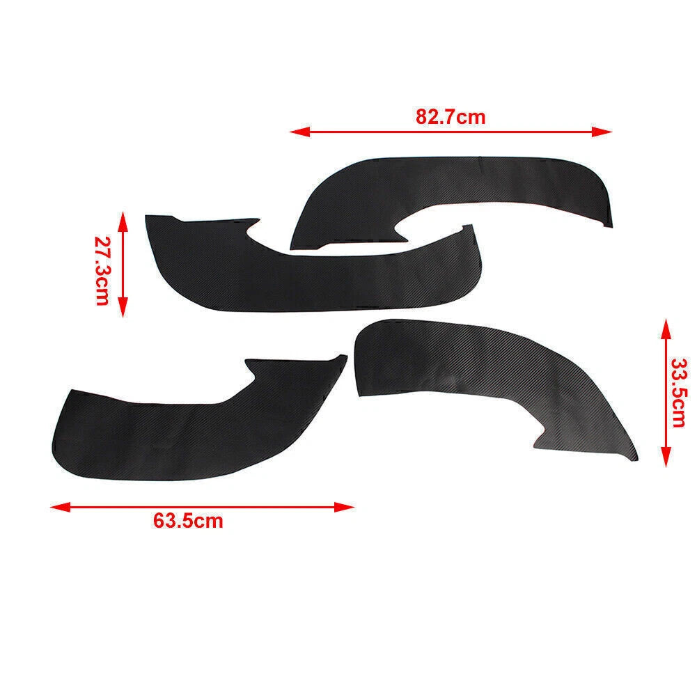 Set of 4 Door Anti Kick Pad Protection Covers for BMW 3 Series G20 (2018–2020)
