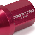 20 PCS Closed End M12x1.25 35mm Tall Pink Aluminum Lug Nuts for JDM Vehicles