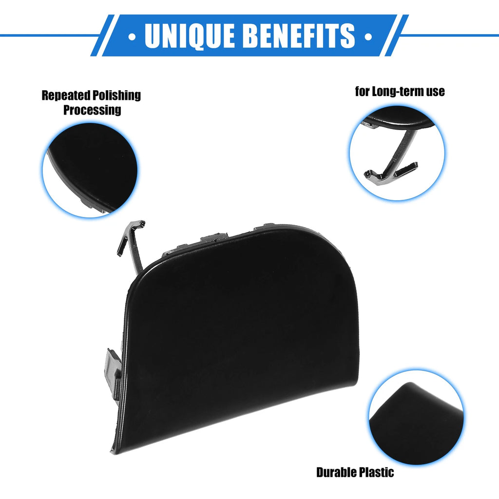 Front Left Tow Hook Cover for Toyota Prius XW30 (2012–2015) Black