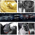 Clear Lens Fog Lights for Mazda 6 (2014–2016) - Includes Switch & Black Bezel