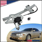 1x Front Driver Left Window Regulator W/Motor for Buick LeSabre (2000–2005)