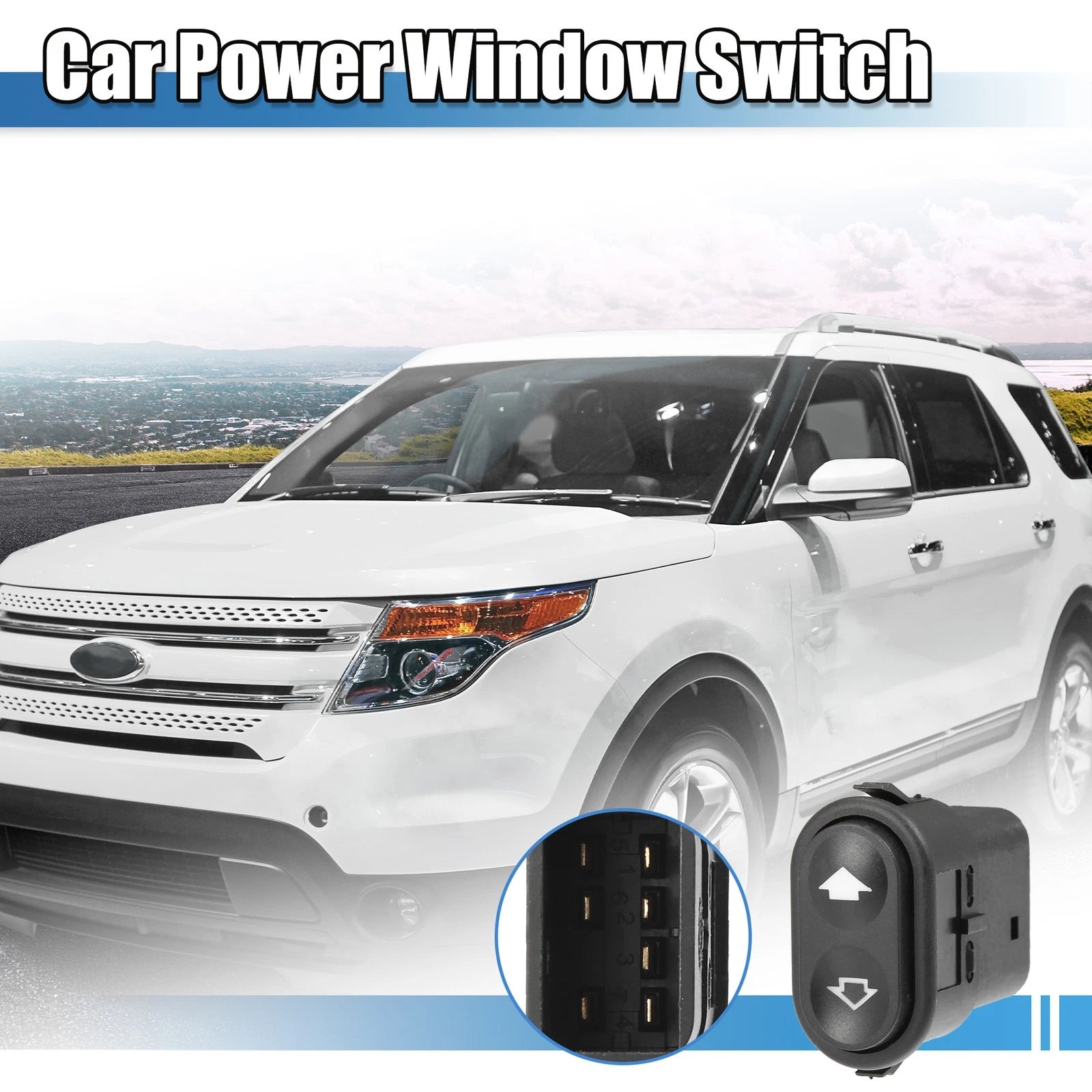 Car Master Power Window Switch for Ford Mondeo (1993–1996) 93BG14529AA 1027749
