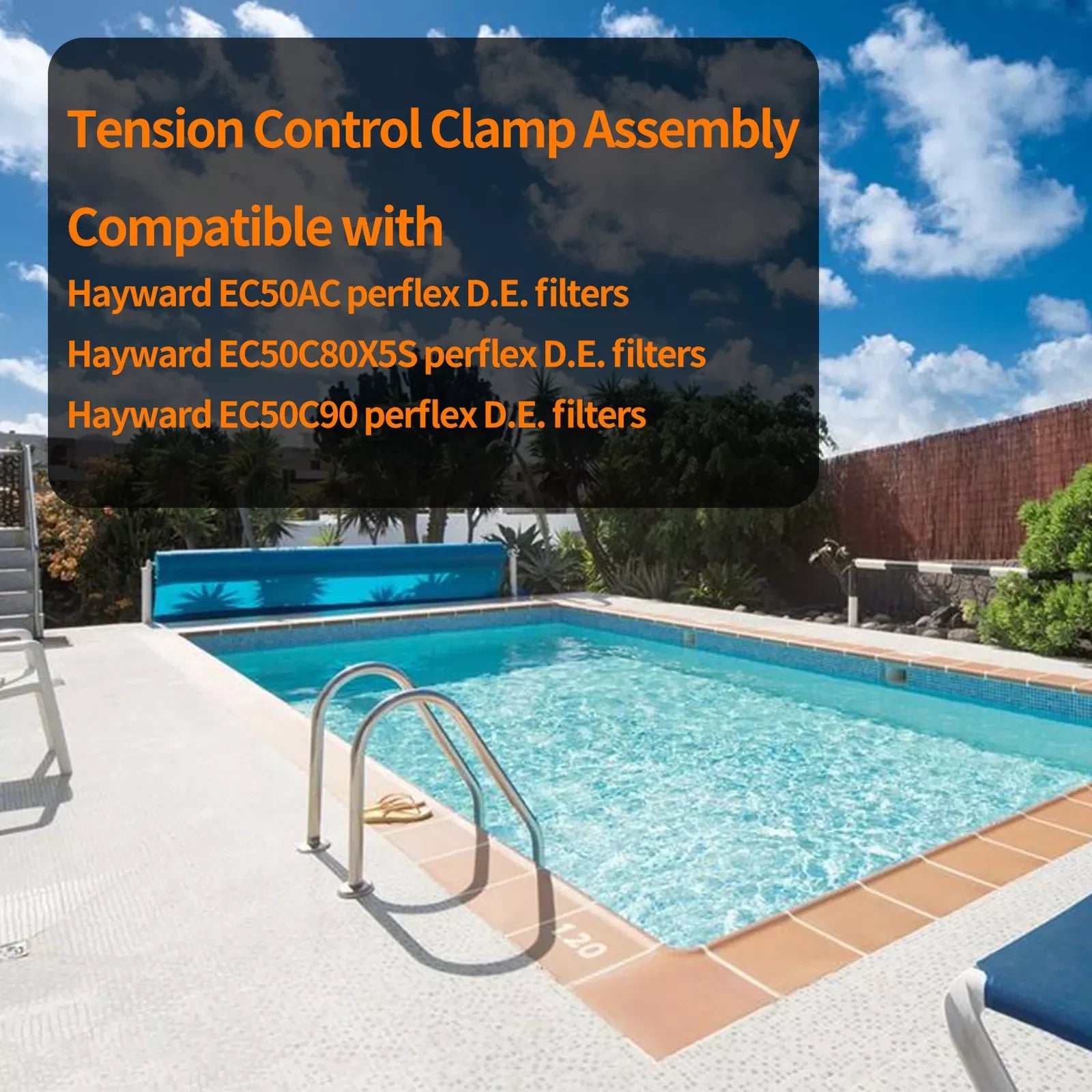 Tension Control Clamp Assembly for Hayward EC50A (ECX5000C)