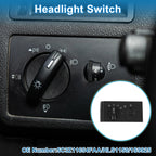 Headlight Switch for Ford F-250 Super Duty (2005–2007) No.5C3Z11654FAA Black