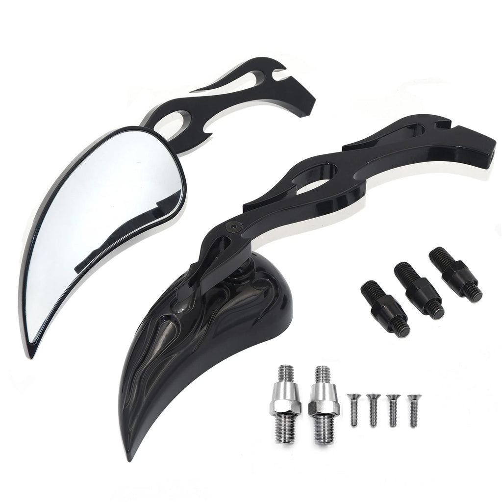 Teardrop Mirror for Yamaha Cruiser Royal Star Road Star V-Star Max Warrior (1996–2023)